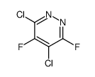 3,5-dichloro-4,6-difluoropyridazine结构式