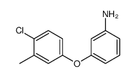 3-(4-氯-3-甲基苯氧基)-苯胺结构式