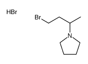 1-(4-bromobutan-2-yl)pyrrolidine,hydrobromide Structure