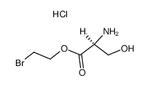 Serin-2-bromethylester-hydrochlorid结构式
