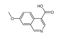 7-methoxy-isoquinoline-4-carboxylic acid结构式