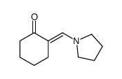 2-(pyrrolidin-1-ylmethylidene)cyclohexan-1-one Structure