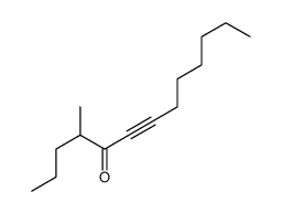 4-methyltridec-6-yn-5-one Structure