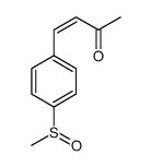 4-(4-methylsulfinylphenyl)but-3-en-2-one结构式