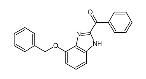 phenyl-(4-phenylmethoxy-1H-benzimidazol-2-yl)methanone Structure