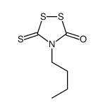 4-butyl-5-sulfanylidene-1,2,4-dithiazolidin-3-one Structure