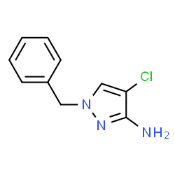 1-Benzyl-4-chloro-1H-pyrazol-3-amine结构式