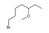 1-bromo-5-methoxyheptane结构式