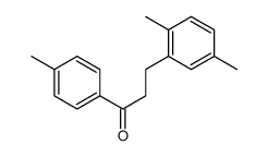 3-(2,5-DIMETHYLPHENYL)-4'-METHYLPROPIOPHENONE structure