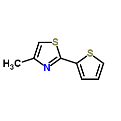 Thiazole, 2-(2-thienyl)-4-Methyl- Structure