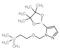 1-(2-三甲基甲硅烷基乙氧基)甲基吡唑-5-硼酸频哪醇酯图片
