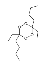3,6-dibutyl-3,6-diethyl-1,2,4,5-tetraoxane Structure