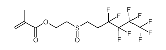 2-[(3,3,4,4,5,5,6,6,6-nonafluorohexyl)sulfinyl]ethyl methacrylate Structure