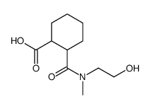 2-[2-hydroxyethyl(methyl)carbamoyl]cyclohexane-1-carboxylic acid结构式