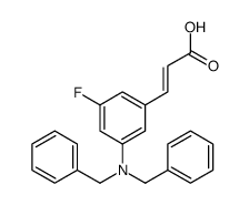 3-[3-(dibenzylamino)-5-fluorophenyl]prop-2-enoic acid Structure