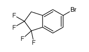 6-bromo-2,2,3,3-tetrafluoro-1H-indene结构式