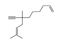 7-ethynyl-7,10-dimethylundeca-1,9-diene结构式