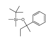 tert-butyl-dimethyl-(2-phenylbutan-2-yloxy)silane结构式