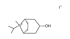 (1R,3r,5S)-3-hydroxy-8-isopropyl-8-methyl-8-azabicyclo[3.2.1]octan-8-ium iodide Structure