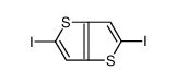 2,5-二碘噻吩并[3,2-b]噻吩结构式
