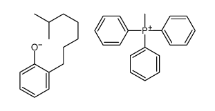 methyltriphenylphosphonium, salt with isooctylphenol (1:1) Structure