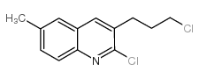 2-Chloro-3-(3-chloropropyl)-6-methylquinoline结构式