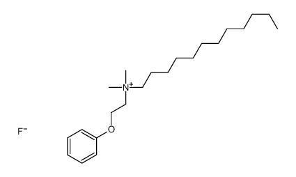 dodecyl-dimethyl-(2-phenoxyethyl)azanium,fluoride Structure