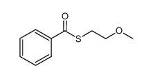 S-(2-methoxy)ethyl benzothioate Structure