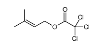3-methylbut-2-enyl 2,2,2-trichloroacetate Structure