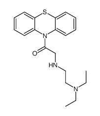 2-[2-(diethylamino)ethylamino]-1-phenothiazin-10-ylethanone Structure