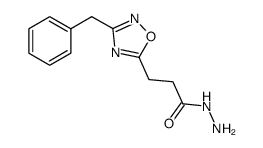 3-(3-benzyl-1,2,4-oxadiazol-5-yl)propanohydrazide结构式
