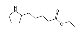 5-pyrrolidin-2-yl-valeric acid ethyl ester Structure