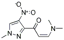 3-DIMETHYLAMINO-1-(1-METHYL-4-NITRO-1H-PYRAZOL-3-YL)-PROPENONE结构式
