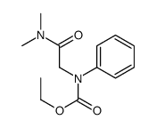 ethyl N-[2-(dimethylamino)-2-oxoethyl]-N-phenylcarbamate结构式