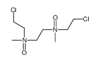 N,N'-bis(2-chloroethyl)-N,N'-dimethylethane-1,2-diamine oxide结构式