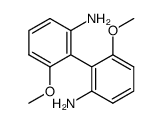 2,2'-diamino-6,6'-dimethoxy-biphenyl结构式
