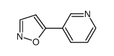 Pyridine, 3-(5-isoxazolyl)- (9CI) Structure