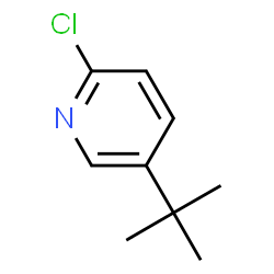 5-(叔丁基)-2-氯吡啶结构式
