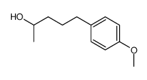5-(4-methoxyphenyl)pentan-2-ol结构式