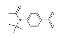 Trimethylsilylderivat von p-Nitroacetanilid结构式