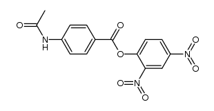 2,4-dinitrophenyl 4-acetamidobenzoate结构式