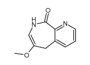 8,9-dihydro-6-methoxy-5H-pyrido[2,3-c]azepine-9-one结构式