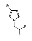 4-bromo-1-(2,2-difluoroethyl)pyrazole Structure