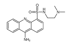 9-amino-N-[2-(dimethylamino)ethyl]acridine-4-sulfonamide Structure