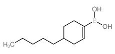 (4-PENTYLCYCLOHEX-1-EN-1-YL)BORONIC ACID structure