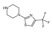 1-(4-Trifluoromethyl-thiazol-2-yl)-piperazine Structure