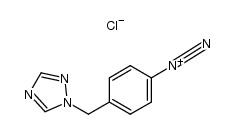 4-(1,2,4-triazol-1-yl-methyl)phenyl-diazonium chloride Structure
