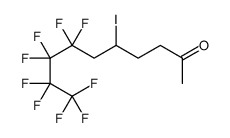 7,7,8,8,9,9,10,10,10-nonafluoro-5-iododecan-2-one结构式