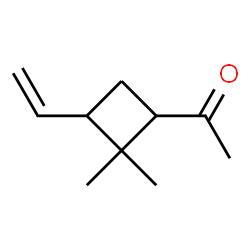Ethanone, 1-(3-ethenyl-2,2-dimethylcyclobutyl)- (9CI)结构式