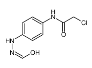 2-chloro-N-[4-(2-formylhydrazinyl)phenyl]acetamide结构式